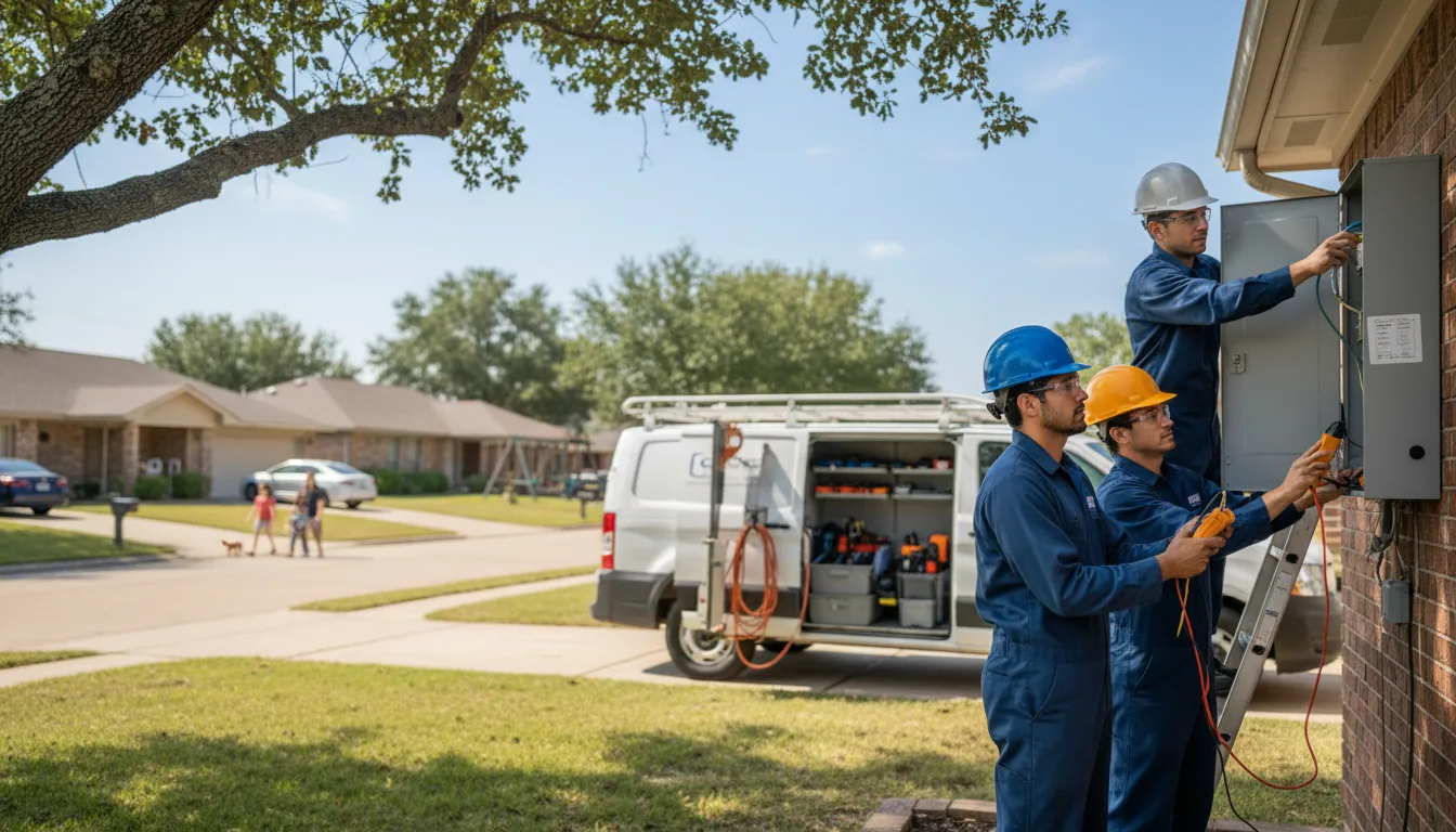 Certified electrician providing emergency electrical services in Nelsonville, WI
